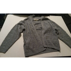 London Fog Size XLT Grey Zip Up Sweater